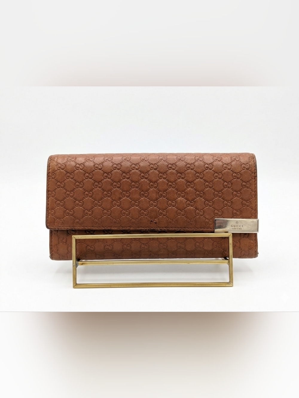 Gucci Microguccissima Continental Wallet, Dusty Rose -EUC w/ COA!